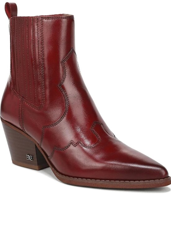 Sam Edelman Shoes - Sam Edelman West Boot — Scarlet Red — Size 10